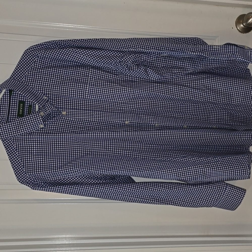 Orvis Checkered button down XL